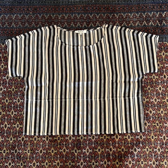 Madewell Boxy Top in Evelyn Stripe - Picture 2 of 2